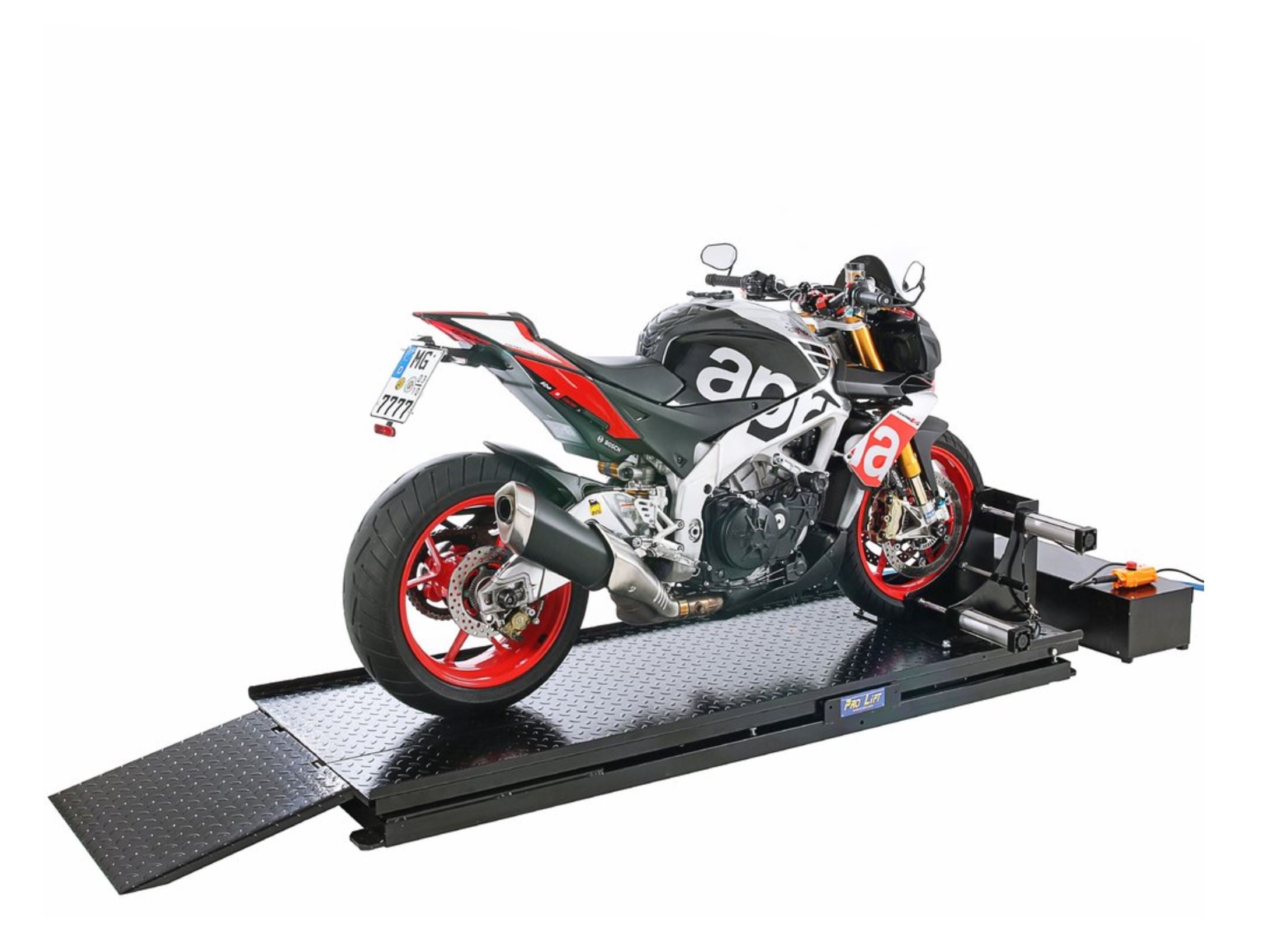 Elektrische Scherenhebebühne für Motorräder - Tragkraft bis 500 kg